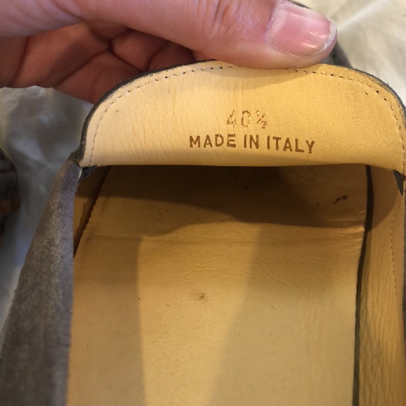 ❌SOLD❌M. Gemi Gray Metallic Loafers - Picture 11 of 11